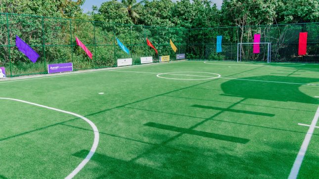 Multipurpose Playground - Volleyball and Soccer Courts