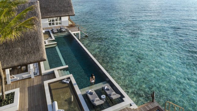 Three full bathrooms plus three outdoor showers