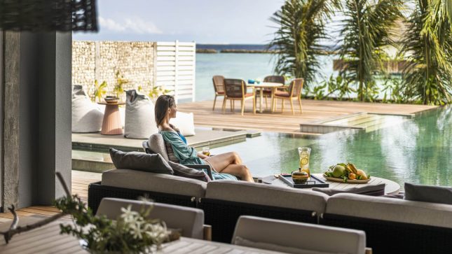 Two-Bedroom Oceanfront Bungalow – Partial Sea View