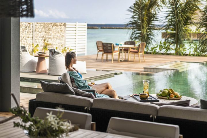 Two-Bedroom Oceanfront Bungalow – Partial Sea View