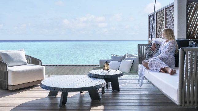 Sunset Family Water Villa with Pool