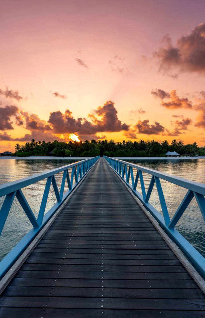 Bridge connecting the twin islands