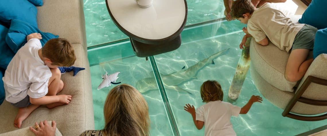 Through the looking glass in the 2-Bedroom Rangali Ocean Pavilion