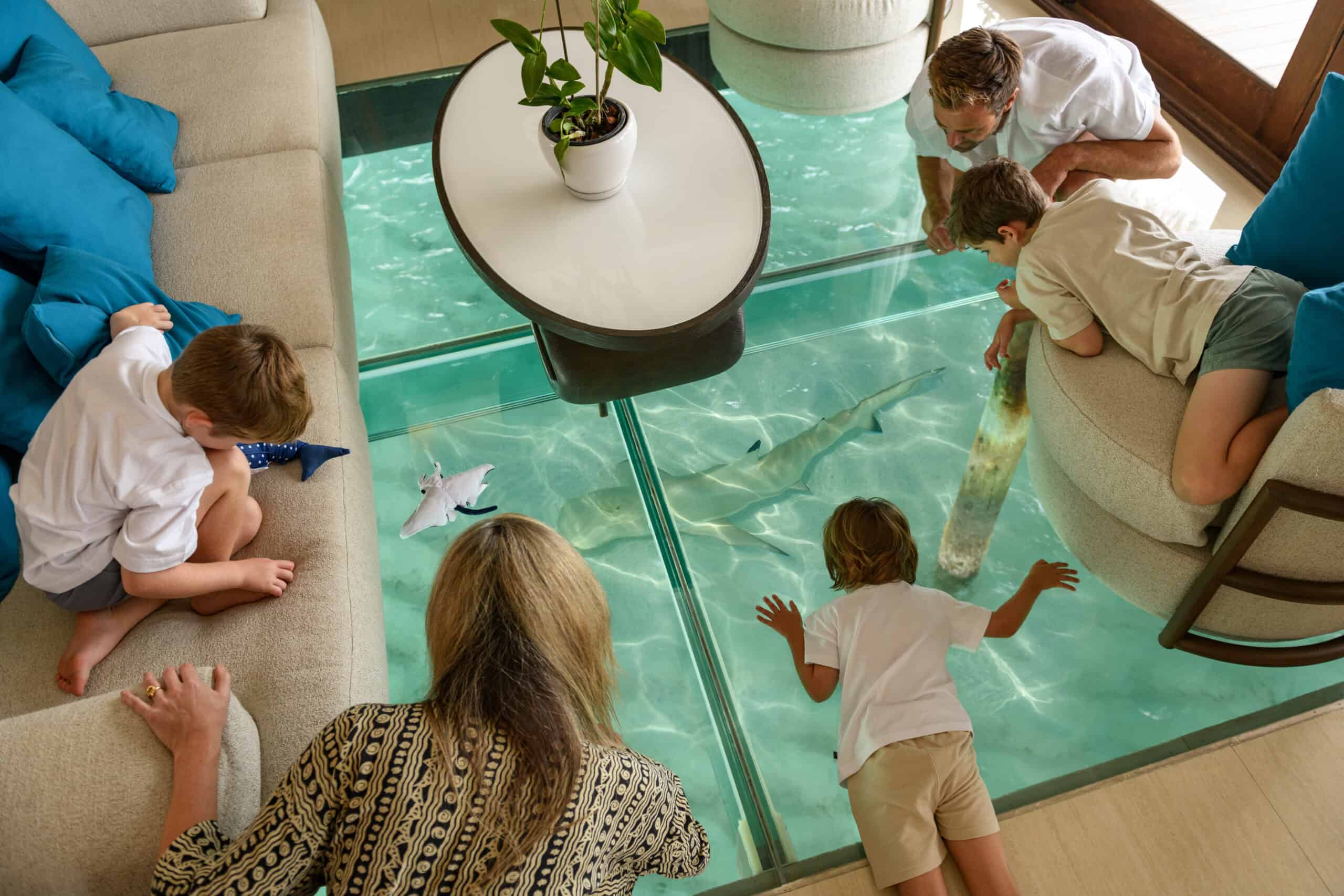 Through the looking glass in the 2-Bedroom Rangali Ocean Pavilion