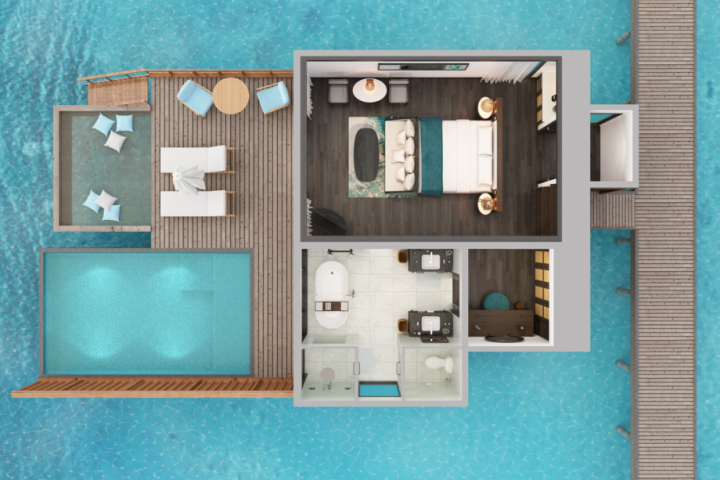 Deluxe Over Water Pool Villa