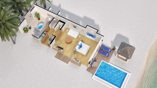 Deluxe Beach Villa With Pool