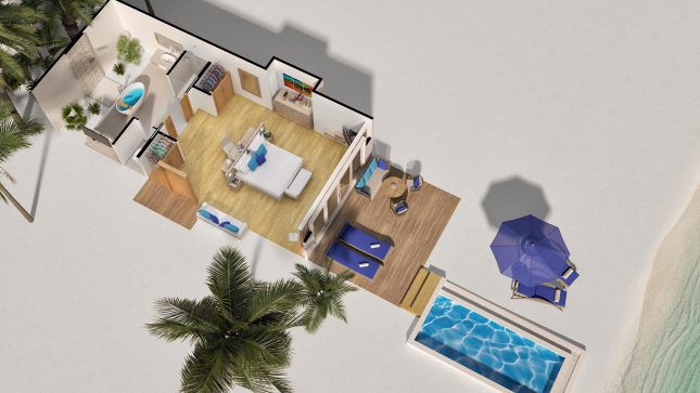 Sunset Beach Villa with Pool
