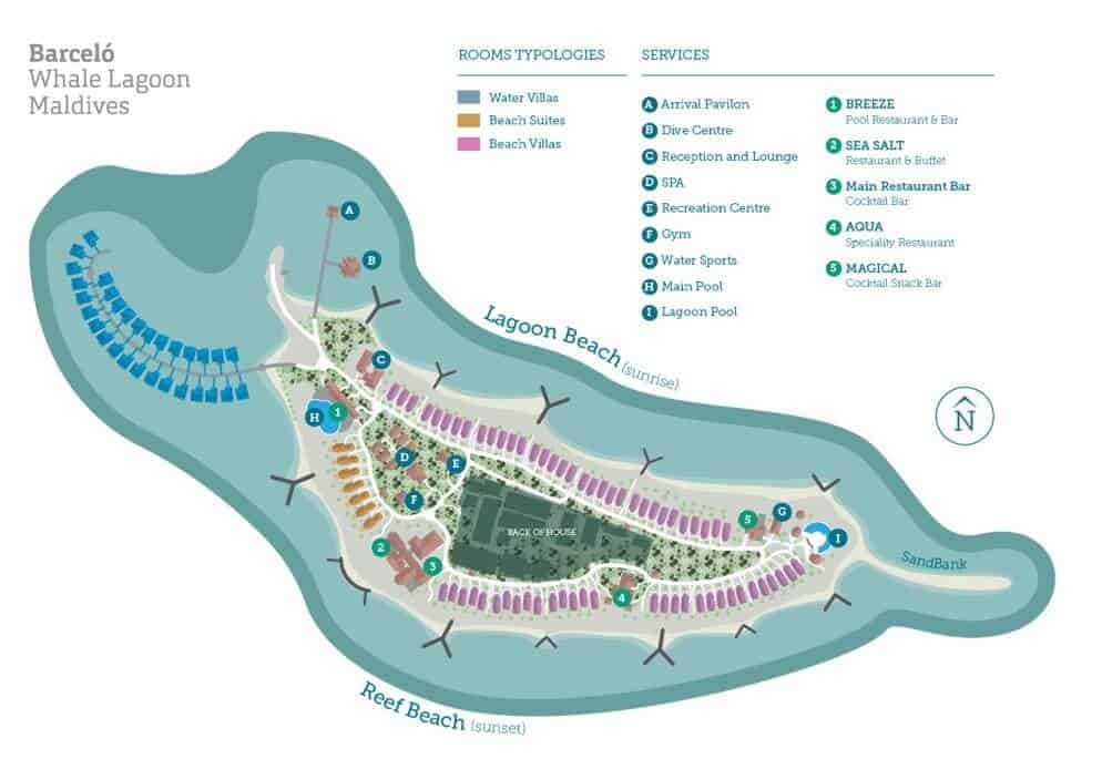 Barceló Whale Lagoon Maldives - Map