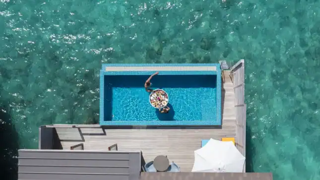 Sunset Water Villa with Pool