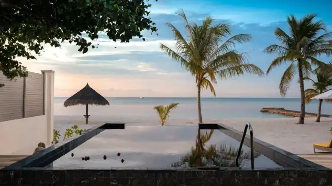 Two Bedroom Sunset Family Beach Villa with Pool