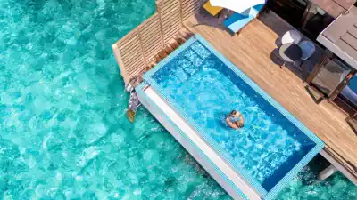 Sunset Water Villa with Pool