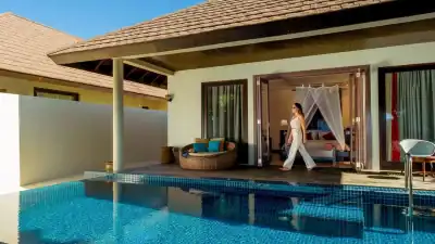 Sunset Beach Villa with Pool