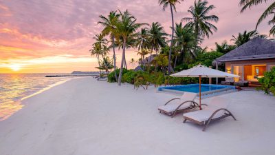 Sunset Beach Villa with Pool