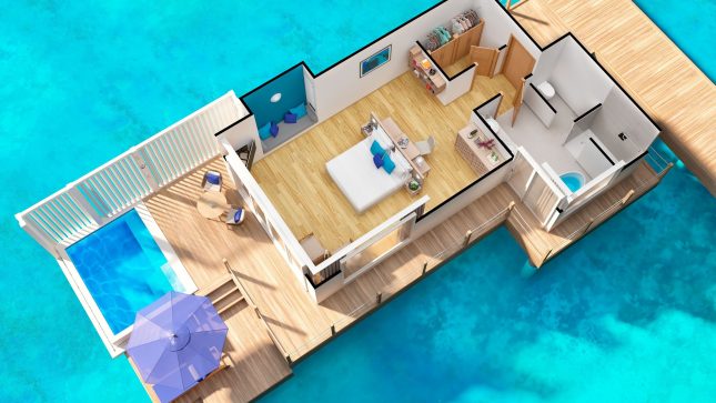 Water Villa With Pool
