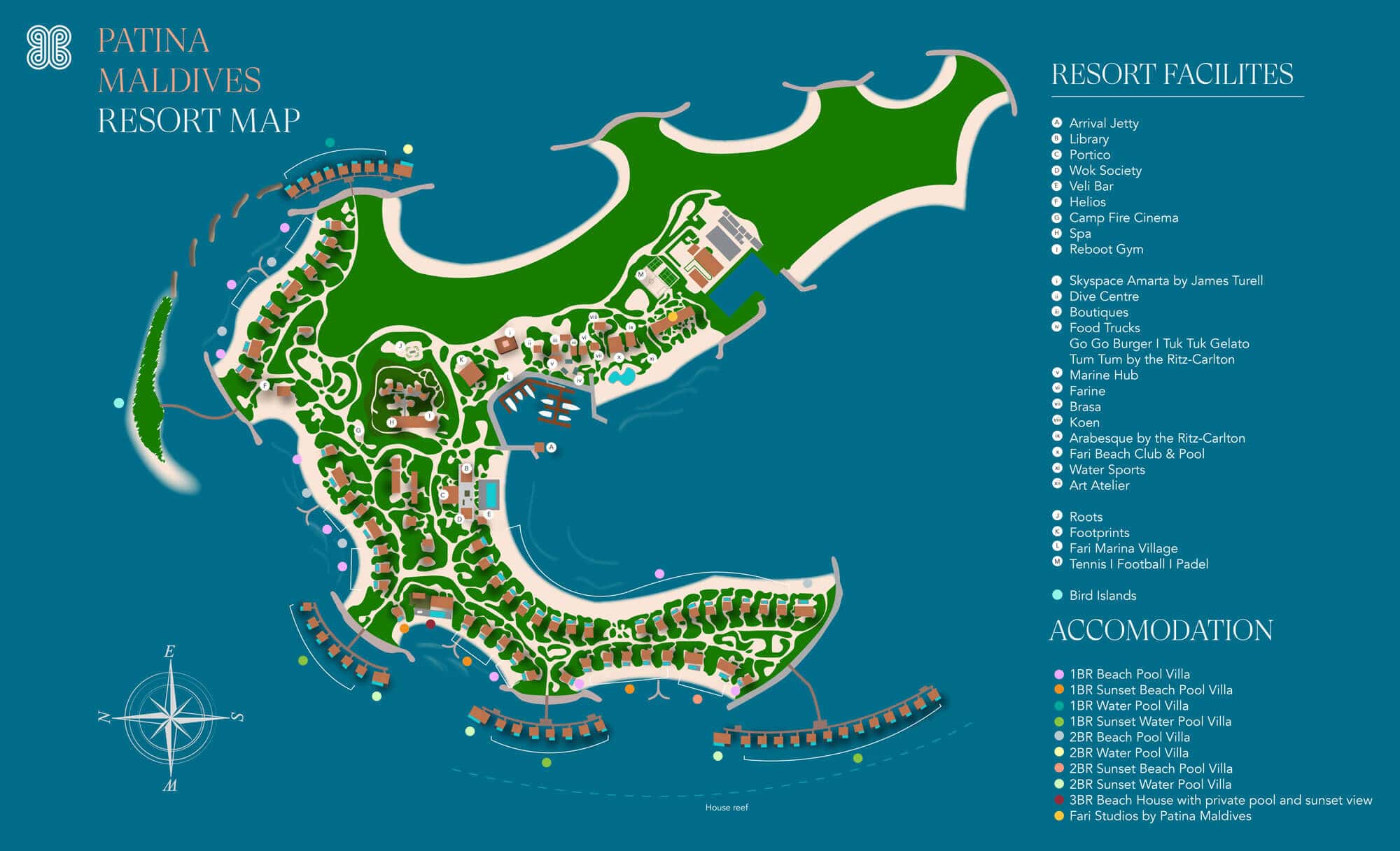 Patina Maldives, Fari Islands - Map