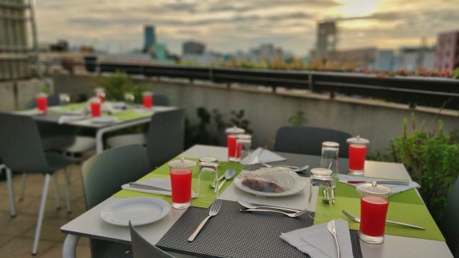 Rooftop restaurant