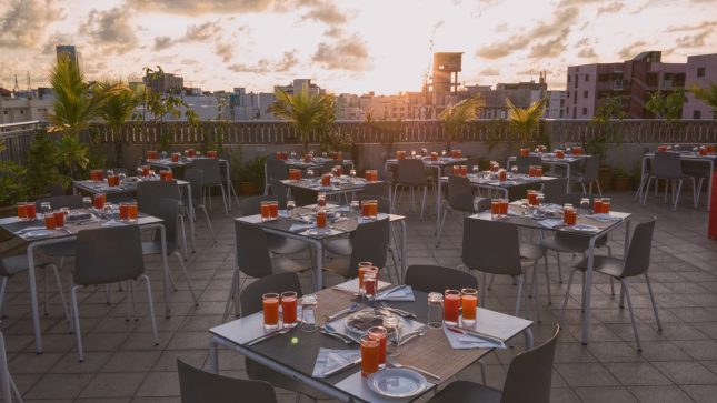 Rooftop restaurant