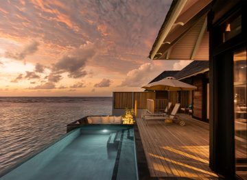 Sunset Horizon Water Villa with Pool